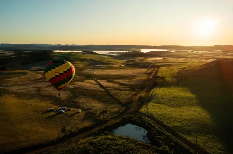 Passeio de balão em Cambará do Sul